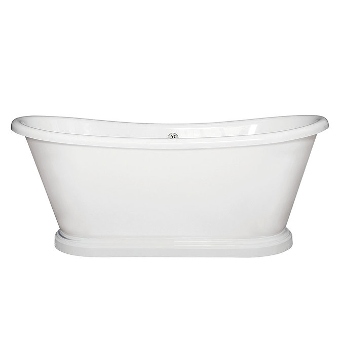 BC Designs Double Ended Roll Top Freestanding Bath 1800 x 800mm Profile Large Image