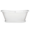 BC Designs Double Ended Roll Top Freestanding Bath 1800 x 800mm  Profile Large Image