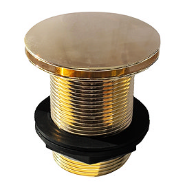 BC Designs Push Down Bath Waste Without Overflow - Gold