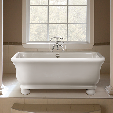 BC Designs Senator Double Ended Freestanding Bath 1804 x 850mm with Bun Feet