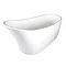 BC Designs Slipp 1590mm Modern Slipper Freestanding Bath  Feature Large Image