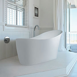 BC Designs Slipp 1590mm Modern Slipper Freestanding Bath Medium Image