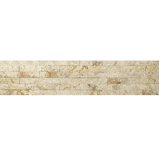 BCT Tiles - 10 Elite Bali Cream Matt Brick Split Face Stone Tiles - 105x305mm - ISC2671 Large Image