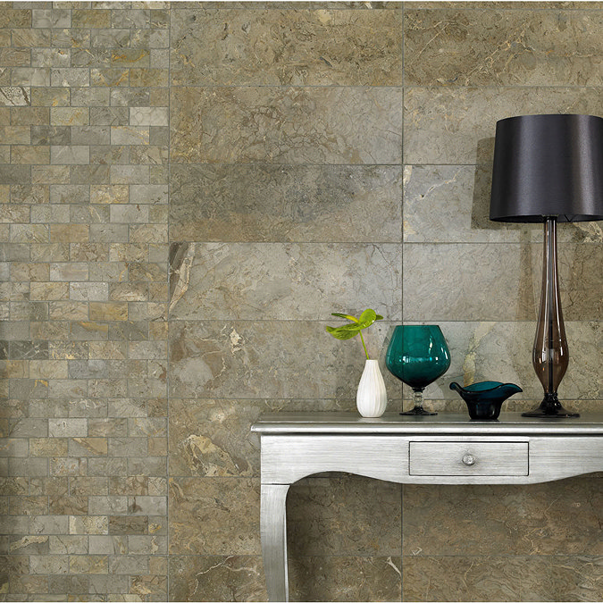 BCT Tiles - 5 Elite Java Grey Polished Stone Tiles - 305x305mm - ISC2691 Profile Large Image