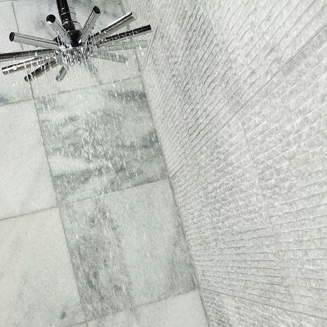 BCT Tiles - 5 Elite Rice White Honed Brick Mosaic Stone Tiles - 305x305mm - ISC2677 Profile Large Image