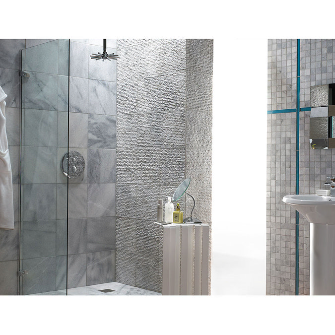 BCT Tiles - 5 Elite Rice White Honed Brick Mosaic Stone Tiles - 305x305mm - ISC2677 Feature Large Image