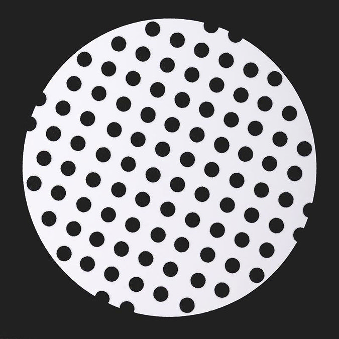 BCT Tiles - 5 Hemingway Design Lots Of Dots Dotty Centre Dot Black Wall Tiles - 198x198mm - HEM00529 Large Image