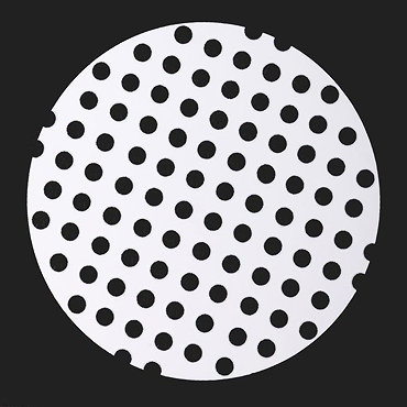 BCT Tiles - 5 Hemingway Design Lots Of Dots Dotty Centre Dot Black Wall Tiles - 198x198mm - HEM00529 Profile Large Image