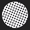 BCT Tiles - 5 Hemingway Design Lots Of Dots Dotty Centre Dot Black Wall Tiles - 198x198mm - HEM00529 Large Image