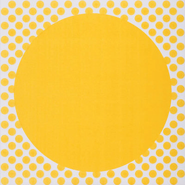 BCT Tiles - 5 Hemingway Design Lots Of Dots Solid Centre Dot Yellow Wall Tiles - 198x198mm - HEM0049 Profile Large Image