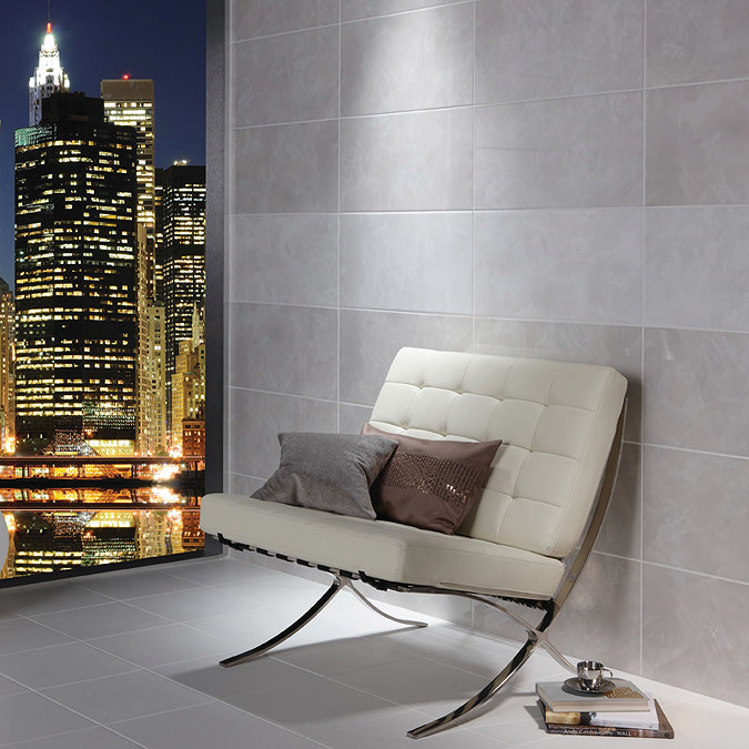BCT Tiles - 6 Dorchester Onyx Grey Wall Tiles - 300x600mm - BCT15475 Profile Large Image