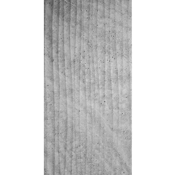 BCT Tiles - 8 Ditto Wave Decor Dark Grey High Definition Wall Tile - 248x498mm - BCT20493 Large Image
