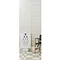 BCT Tiles - 8 Hemingway Design Deco Diamonds Neutral Satin Linear Tiles - 248x498mm - HEM00673 Profile Large Image