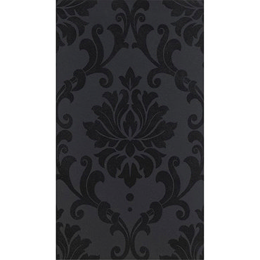 BCT Tiles - 8 Statement Black Damask Decor Wall Tiles - 298x498mm - BCT13495 Profile Large Image