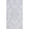 BCT Tiles - 8 Statement Grey Damask Decor Wall Tiles - 298x498mm - BCT13549 Large Image