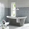 BCT Tiles - 8 Statement White Damask Decor Wall Tiles - 298x498mm - BCT13488 Profile Large Image