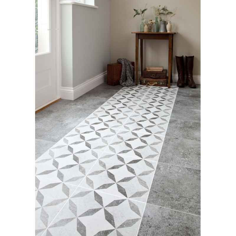 BCT Tiles - 9 Concrete Dark Grey Matt High Definition Floor Tiles - 331x331mm - BCT14416 Profile Lar