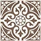 9 Devonstone Brown Feature Floor Tiles - 331x331mm Large Image