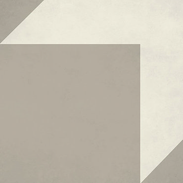 BCT Tiles - 9 Hemingway Design 3D Squares Dark Grey Matt Floor Tiles - 331x331mm - HEM00659 Profile Large Image