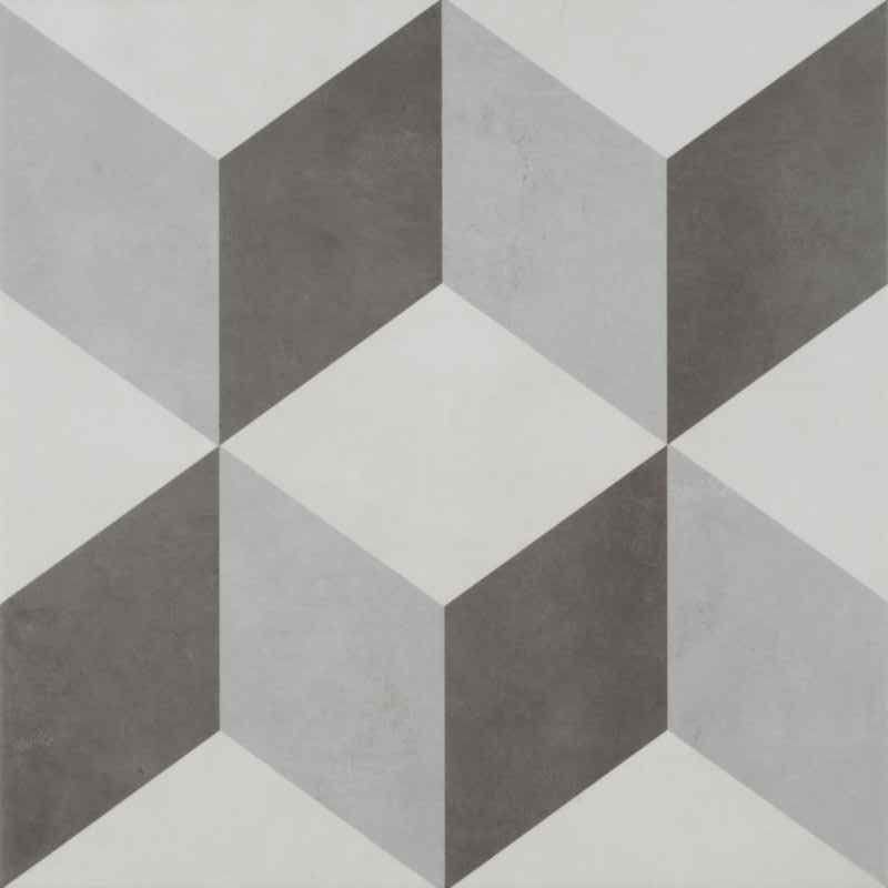 BCT Tiles - 9 Illusion Grey Feature Floor Tiles - 331x331mm - BCT28710 Large Image