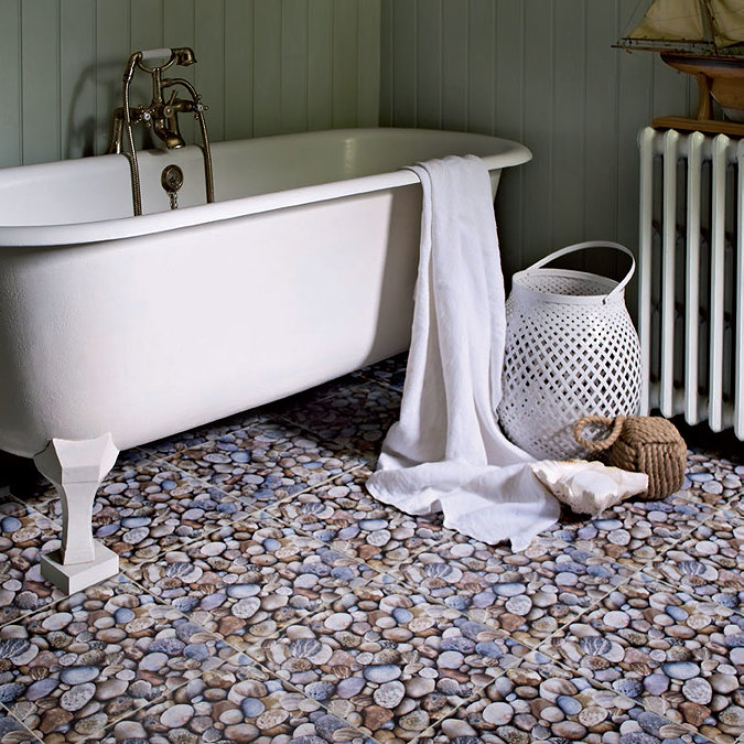 BCT Tiles - 9 Stepping Stones Feature Floor Tiles - 331x331mm - BCT28666 Profile Large Image