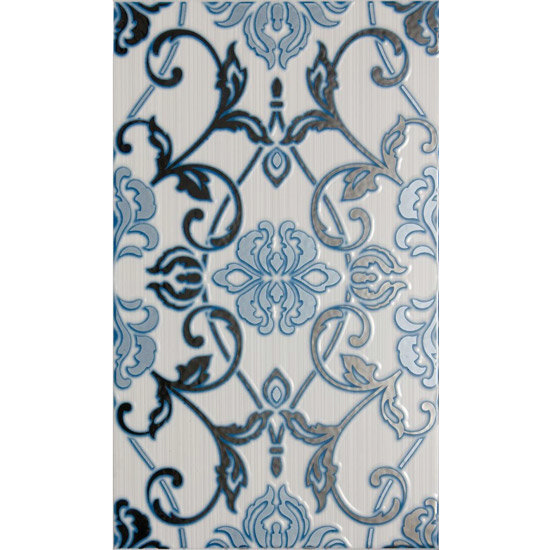 BCT Tiles - 6 Brighton Regency Blue Insert Tiles - 248x398mm - BCT13587 Large Image