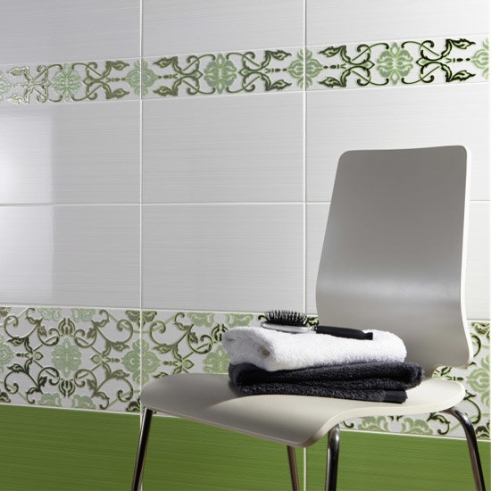BCT Tiles - 6 Brighton Regency Lilac Strip Tiles - 398x98mm - BCT13679 Feature Large Image