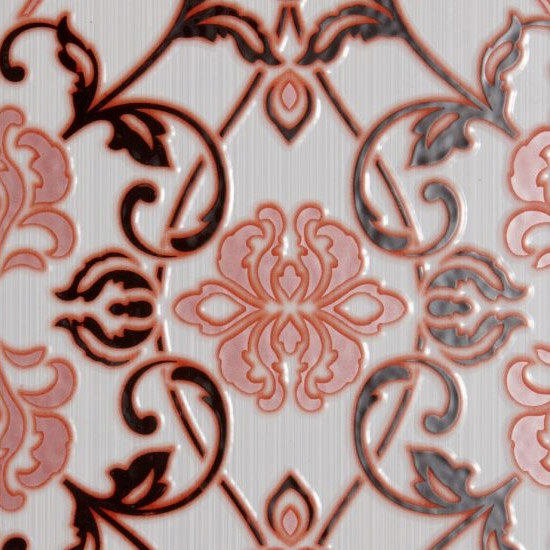 BCT Tiles - 6 Brighton Regency Orange Insert Tiles - 248x398mm - BCT13594 Profile Large Image