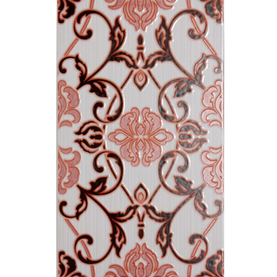 BCT Tiles - 6 Brighton Regency Orange Insert Tiles - 248x398mm - BCT13594 Large Image
