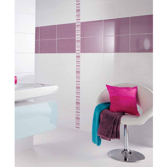 BCT Tiles - 10 Brighton White Wall Gloss Tiles - 248x398mm - BCT12238 Feature Large Image