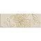 BCT Tiles - Brooklyn Cream Gold Floral Decor Wall Tile - 100x300mm - ISC3049 Large Image