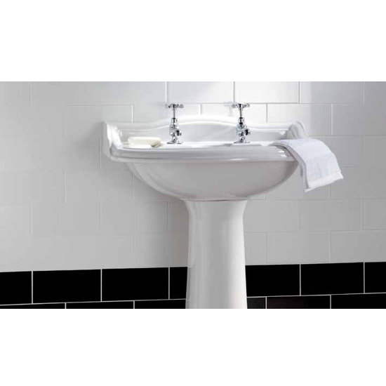 BCT Tiles - 100 Country Colours Cream Wall Gloss Tiles - 100x200mm - BCT12030 Profile Large Image