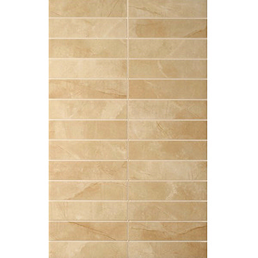 BCT Tiles - 10 Dartmoor Naturals Sandstone Pressed Mosaic Wall Satin Tiles - 248x398mm - BCT13136 Profile Large Image