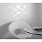 BCT Tiles - 10 Frost Floral White Wall Satin Tiles - 248x398mm - BCT12436 Feature Large Image