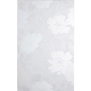 BCT Tiles - 10 Frost Floral White Wall Satin Tiles - 248x398mm - BCT12436 Profile Large Image