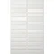 BCT Tiles - 10 Henley White Pressed Mosaic Wall Satin Tiles - 248x398mm - BCT13105 Large Image