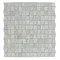 BCT Tiles Luxe White Glacier Glass Mosaic Tiles - 300 x 300mm - BCT38634  Profile Large Image
