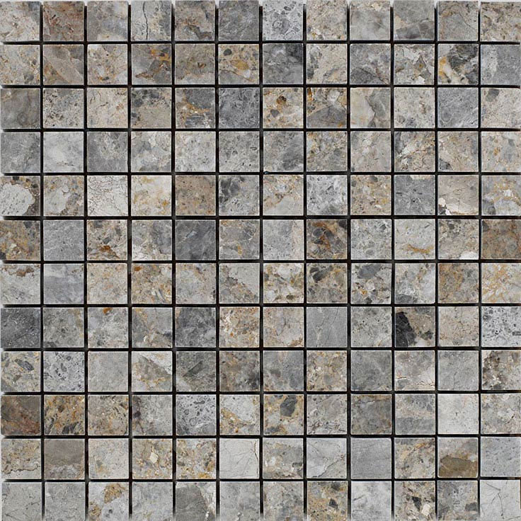 BCT Tiles Naturals Lemon Marble Square Mosaic Tiles - 300 x 300mm - BCT38306  Profile Large Image