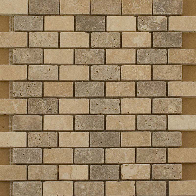 BCT Tiles Naturals Stone Multiuse Mosaic Tiles - 305 x 305mm - M000117 Large Image