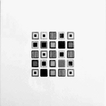 BCT Tiles - 6 Paris Black Insert Wall Gloss Tiles - 198x198mm - BCT14850 Profile Large Image