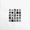 BCT Tiles - 6 Paris Black Insert Wall Gloss Tiles - 198x198mm - BCT14850 Large Image