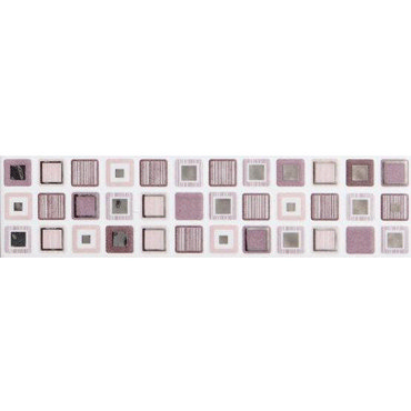 BCT Tiles - 6 Paris Purple Gloss Strips - 198x50mm - BCT14911 Profile Large Image
