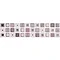BCT Tiles - 6 Paris Purple Gloss Strips - 198x50mm - BCT14911 Large Image