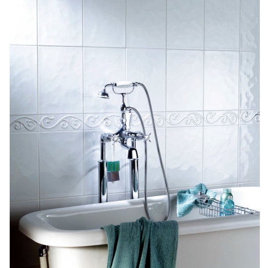 BCT Tiles - 44 Reflections White Wall Gloss Tiles - 148x148mm - CAN30060 Profile Large Image
