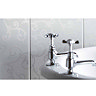 BCT Tiles - 10 Renaissance Scroll White Wall Satin Tiles - 248x398mm - BCT08392 Feature Large Image