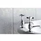 BCT Tiles - 10 Renaissance Scroll White Wall Satin Tiles - 248x398mm - BCT08392 Feature Large Image