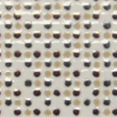 BCT Tiles - 6 Riven Droplets Cream Satin Strips - 198x50mm - BCT09016 Profile Large Image