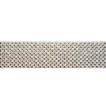 BCT Tiles - 6 Riven Droplets Cream Satin Strips - 198x50mm - BCT09016 Profile Large Image