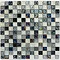 BCT Tiles Shades of Grey Hammered Glass Mosaic Tiles - 305 x 305mm - BCT38351 Profile Large Image
