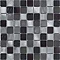 BCT Tiles Shades of Grey Silver Metal/Glass Mix Mosaic Tiles - 305 x 305mm - BCT38399 Large Image